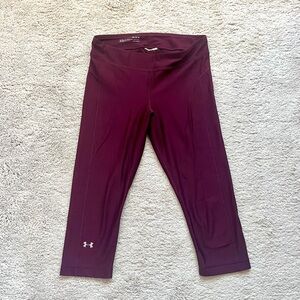 Under Armour maroon workout pants